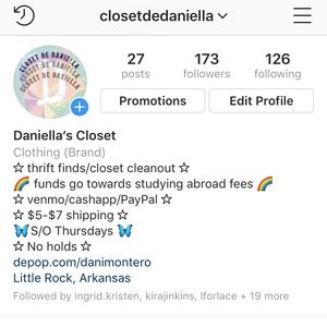 ☆ FOLLOW MY CLOSET INSTAGRAM ☆